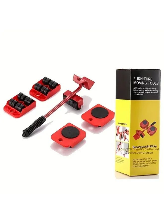 G 14 Model 5 Piece Heavy Duty Furniture Mover Kit For Single Person Operation - Image 5