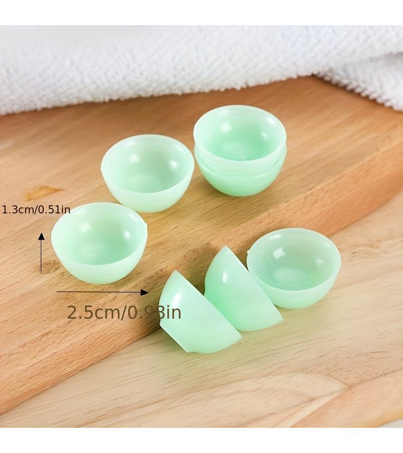 Dollhouse Miniature Kitchen Tableware 10pcs Random Food Play Bowl Scene Model Ornaments Toy Accessories - Image 2