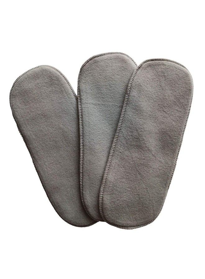 DOMENICO Diaper Inserts Reusable (Pack Of 11) Baby Washable Cloth Diaper Nappies With Wetfree Inserts For Babies Infants Toddlers (Standard Cloth Diaper Insert Padgrey Color) - Image 4