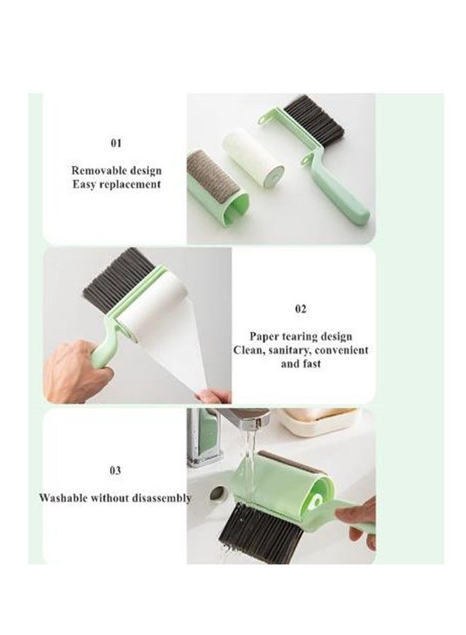 Generic 3 in 1 Lint Remover pet Hair Remover Reusable Hair Cleaning Brush for Clothes Couch Bedding Pink  - Image 3