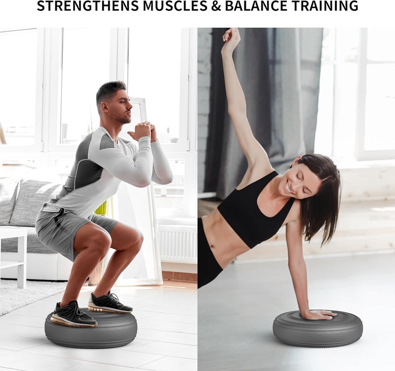 PROIRON Balance Disc - Wobble Cushion for Balance with Pump for Improving Posture, Fitness, Stability - Image 4