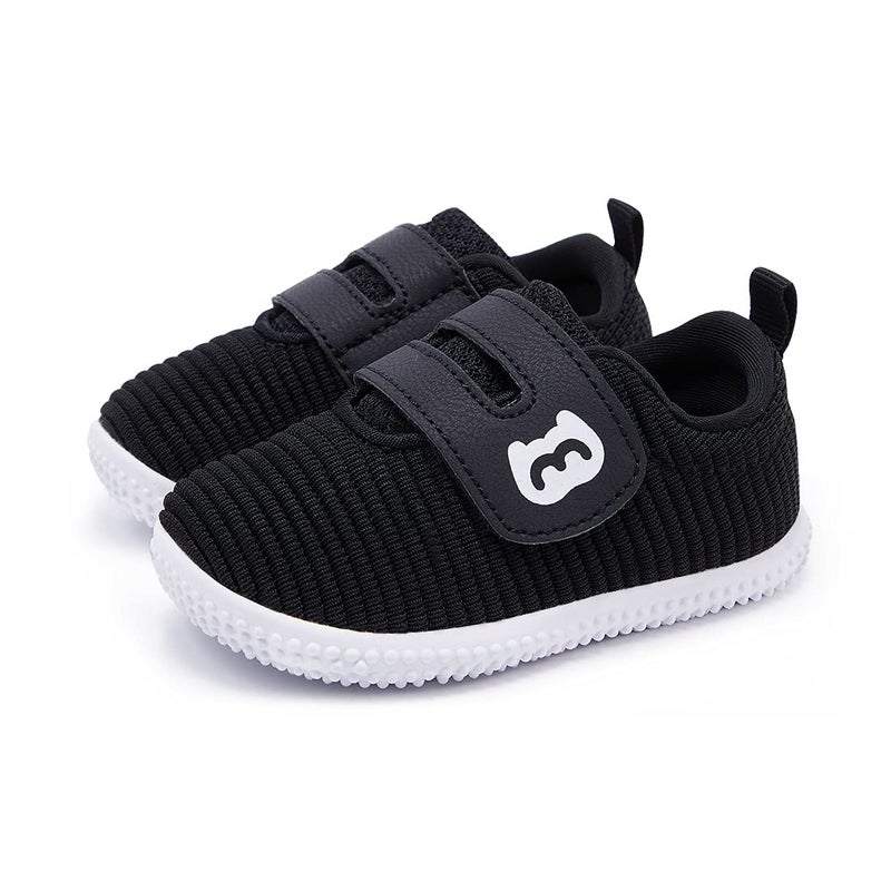 BMCiTYBM BMCiTYBM Baby Walking Shoes Girls Boys Sneakers Infant Shoes 6 9 12 18 24 Months Black Size 1218 Months Toddler 