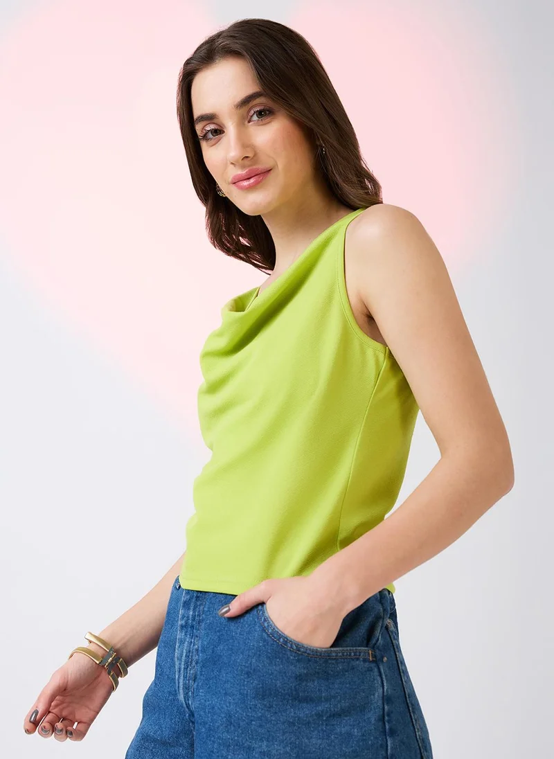 globus Globus Women Cowl Neck Sleeveless Tank Top