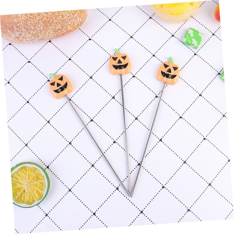 Didiseaon 4pcs Stainless Steel Cake Tester Probes Pumpkin Baking Tool for Biscuit Cupcake Muffin Food Grade Design for Accurate Baking Tests and Easy Cleanup - Image 2