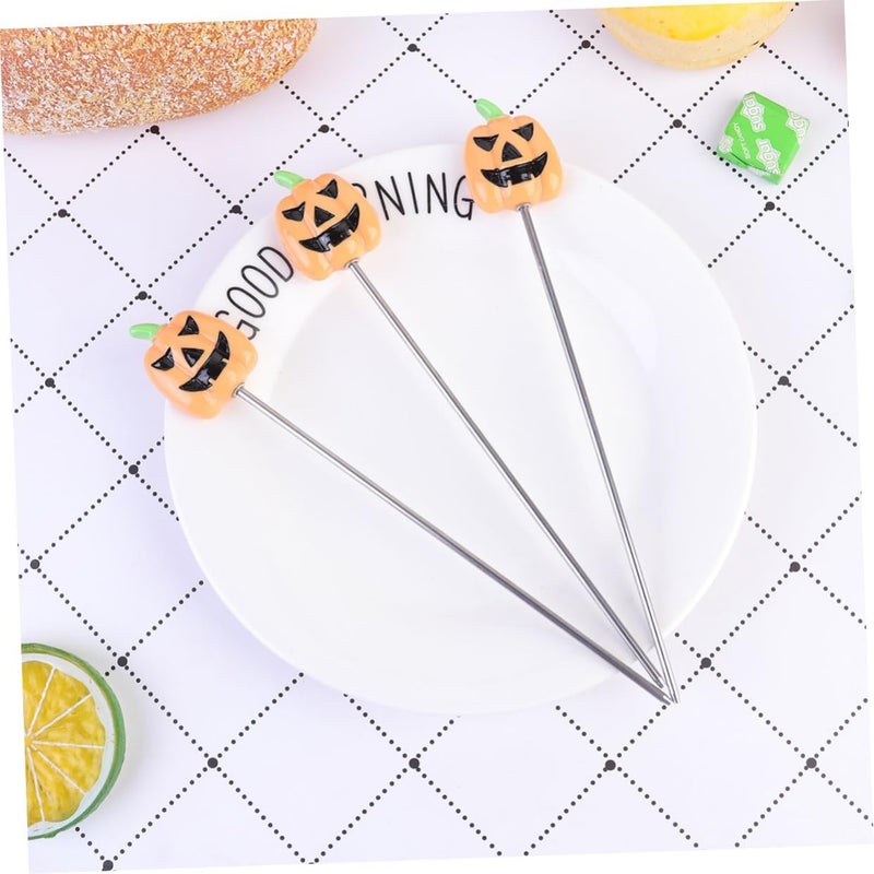 Didiseaon 4pcs Stainless Steel Cake Tester Probes Pumpkin Baking Tool for Biscuit Cupcake Muffin Food Grade Design for Accurate Baking Tests and Easy Cleanup - Image 4