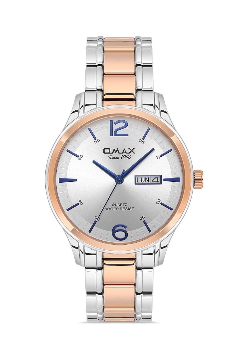 OMAX Men's Wrist-Watch | Analog | Stainless Steel Band | Elegant Design - Image 1
