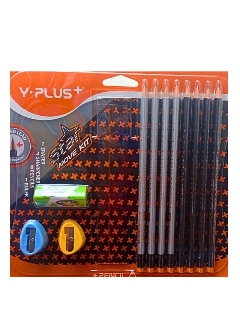 YPlus Star Pencil Move Kit (Pack OF 12 Pieces) - Image 3