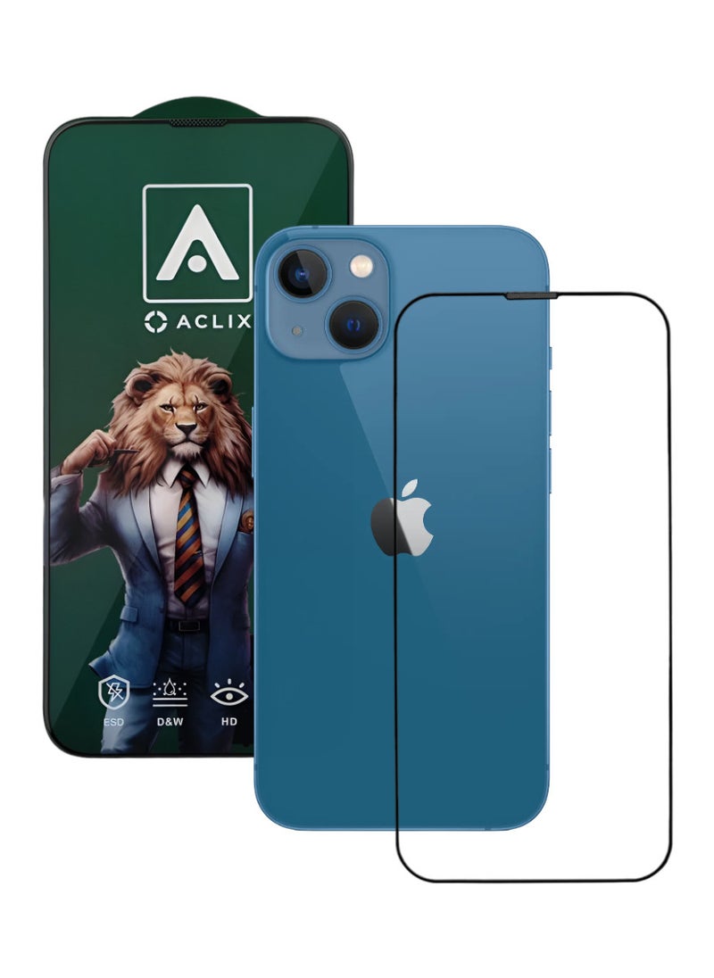 ACLIX Antistatic ESD Dustproof Premium Quality High Definition Tempered Glass Screen Protector Designed For  iPhone 13 - Image 1