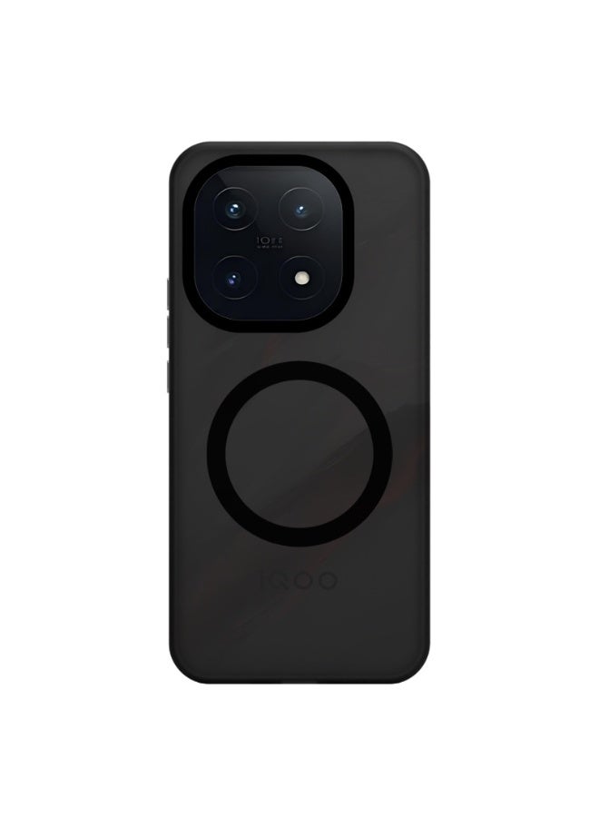 عام غطاء لـ iQOO 15 مزود بوظيفة الامتزاز المغناطيسي، غلاف صلب غير لامع فائق النحافة مقاوم للصدمات مع إطار TPU وغلاف سيليكون. - Image 2