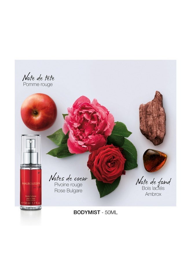 MAUBOUSSIN - - Body Mist Set Premium : Elixir Pour Elle Mist 50Ml (1.7 Fl Oz), Promise Me Mist 50Ml (1.7 Fl Oz), In Red 50Ml (1.7 Fl Oz) & My Twist Mist 50Ml (1.7 Fl Oz) - Image 1