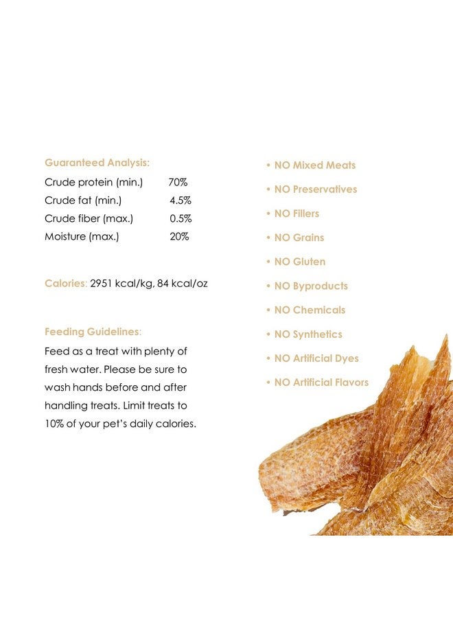 Black Fox BLACK FOX Dehydrated Chicken Breast Dog Treats | 4 oz Single Ingredient | 100% USDA Grade Chicken Jerky | All Natural | Sustainable - Image 5