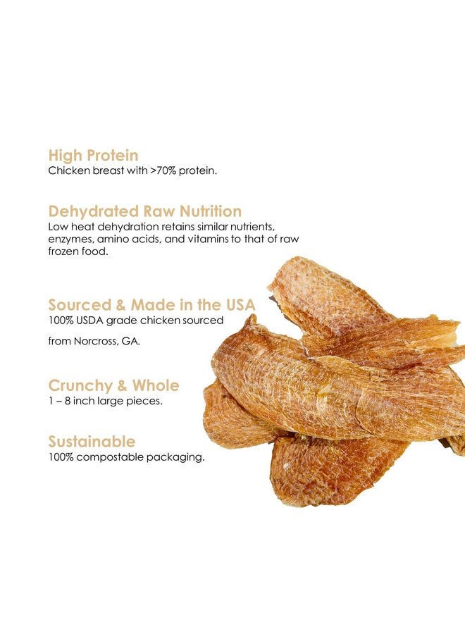 Black Fox BLACK FOX Dehydrated Chicken Breast Dog Treats | 4 oz Single Ingredient | 100% USDA Grade Chicken Jerky | All Natural | Sustainable - Image 4