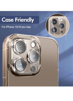 Generic 6PCS Rear Back Camera Lens Protector Tempered Glass for iPhone 16 Pro Max iPhone 16 Pro Max iPhone 16 Pro iPhone 16 Pro - HD Clear Full Coverage Guard  - Image 2