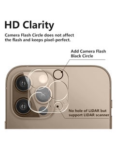 Generic 6PCS Rear Back Camera Lens Protector Tempered Glass for iPhone 16 Pro Max iPhone 16 Pro Max iPhone 16 Pro iPhone 16 Pro - HD Clear Full Coverage Guard  - Image 5