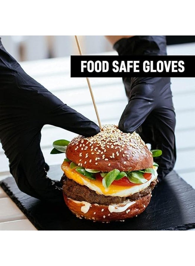 Powder-Free Nitrile Gloves – Food-Grade, Latex-Free, Durable & Safe, Box of 80 for Cooking, Cleaning & Medical Use - Image 5