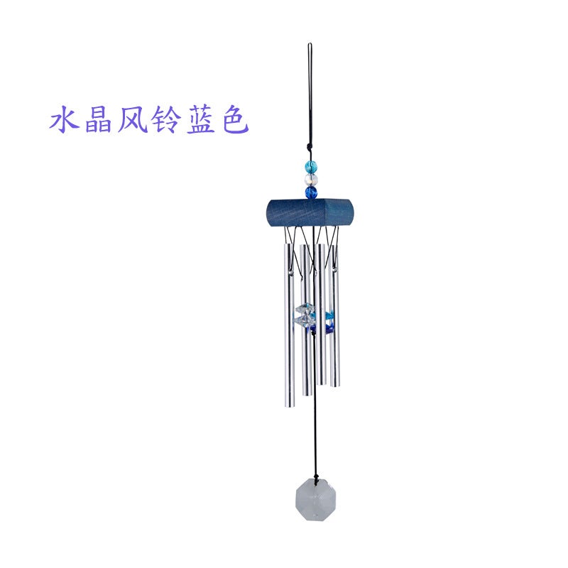 Mini Solid Wood Metal Solid Aluminum Pipe Wind Bell Hanging Decoration Bedroom Bedside Car Decoration Hanging Decoration Graduation Season Gift - Image 5