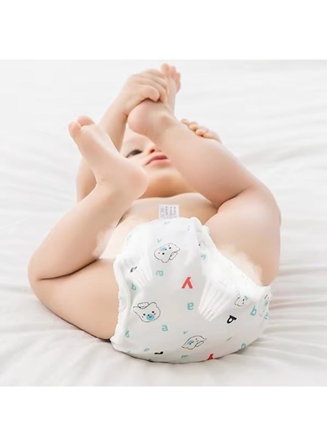 Vividorad 3 Piece Baby Potty Training Pants,Potty Training Underwear,Cloth Diaper for Boy and Girls, Breathable Potty Training Underwear, 6 Layers Breathable Cotton Absorbent Trainer Pants for Toddler Baby Boys Girls Waterproof,Size 90/100 / 110  - Image 2