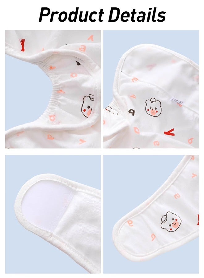 Vividorad 3 Piece Baby Potty Training Pants,Potty Training Underwear,Cloth Diaper for Boy and Girls, Breathable Potty Training Underwear, 6 Layers Breathable Cotton Absorbent Trainer Pants for Toddler Baby Boys Girls Waterproof,Size 90/100 / 110  - Image 4