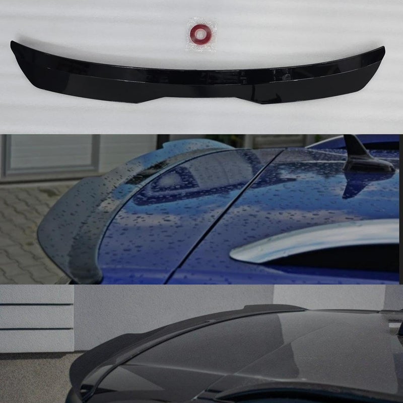 AUTO MT Universal Rear Trunk Roof Spoiler Wing Lip Exterior Hatchback ABS Auto Accessories 98cm Universal Spoiler for Car. - Image 4