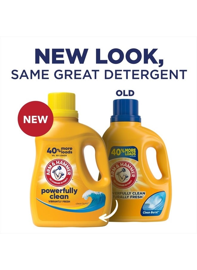 Arm & Hammer Clean Burst, 105 Loads Liquid Laundry Detergent, 105 fl oz  - Image 2