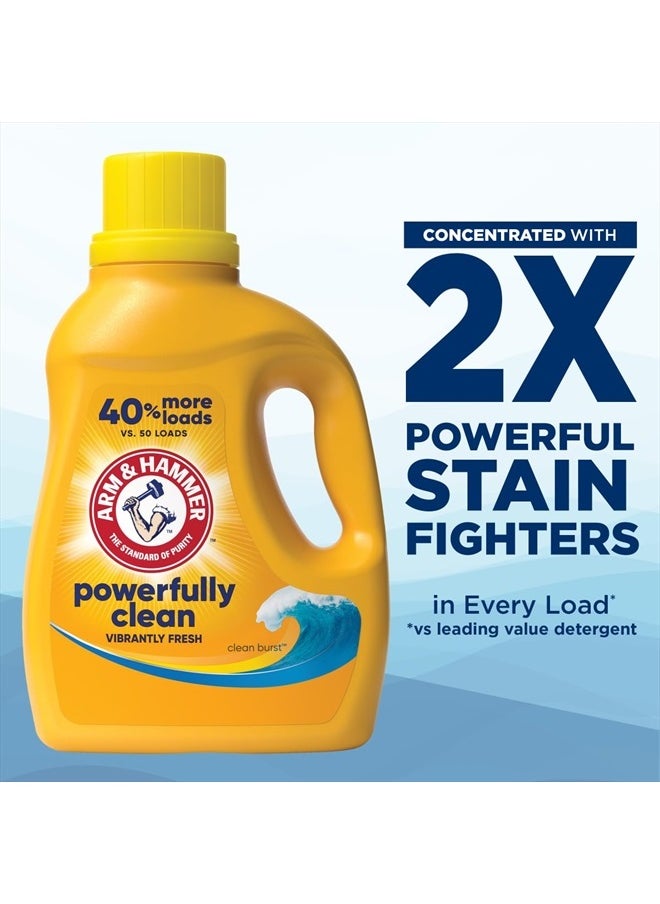 Arm & Hammer Clean Burst, 105 Loads Liquid Laundry Detergent, 105 fl oz  - Image 4