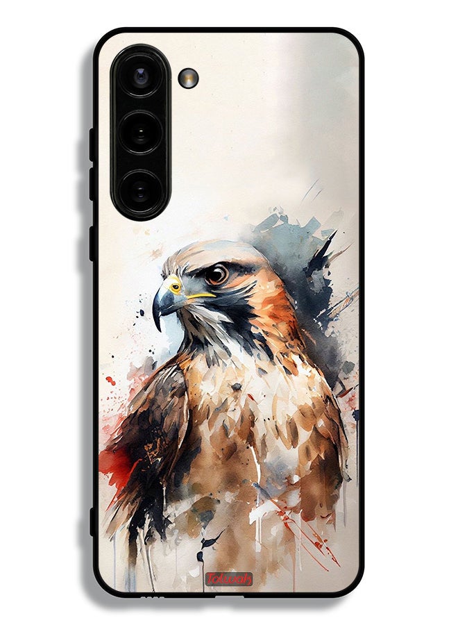 Tolwak Samsung Galaxy S23 5G Protective Case Cover Eagle Abstract Art - Image 2