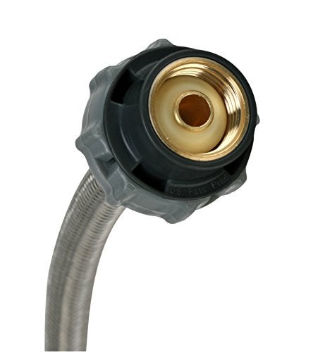 Fluidmaster B1F16CS CLICK SEAL Faucet Connector, Braided Stainless Steel - 3/8-Inch Compression Thread x 1/2-Inch F.I.P. Thread, 16-Inch Length - Image 4