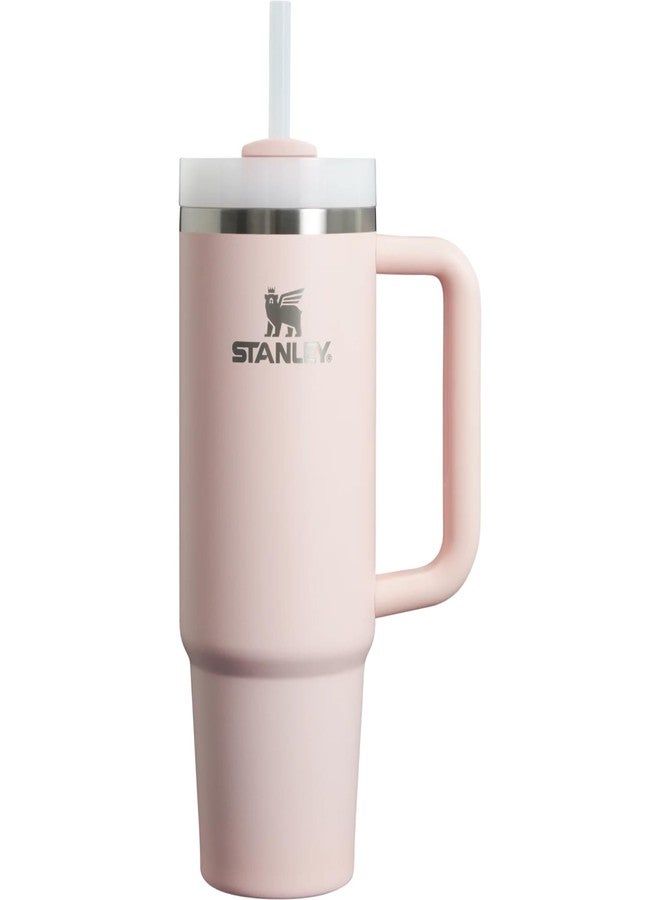 STANLEY Quencher H2.0 FlowState Stainless Steel Vacuum Insulated Tumbler with Lid and Straw for Water, Iced Tea or Coffee (Bloom, 40 oz) - Image 1