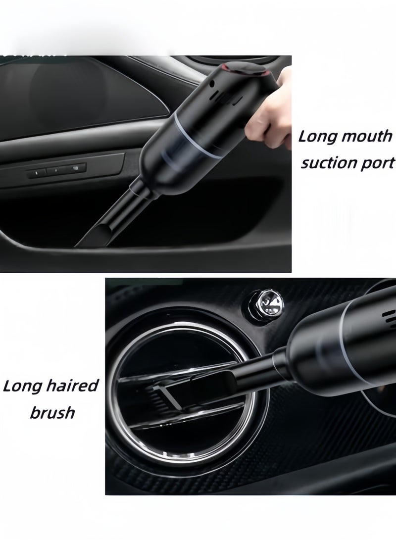 Halamodo Hand Held Vacuum Wireless Vacuum Cleaner Cordless Handheld Auto Portable Small Car Vacuum Cleaner Dual Use Mini Vacuum Cleaner with Strong Suction for Car & Room Cleaning - Image 3