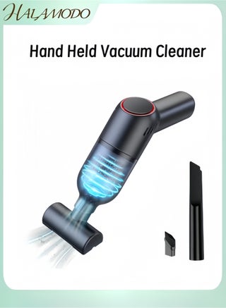 Hand Held Vacuum Wireless Vacuum Cleaner Cordless Handheld Auto Portable Small Car Vacuum Cleaner Dual Use Mini Vacuum Cleaner with Strong Suction for Car & Room Cleaning