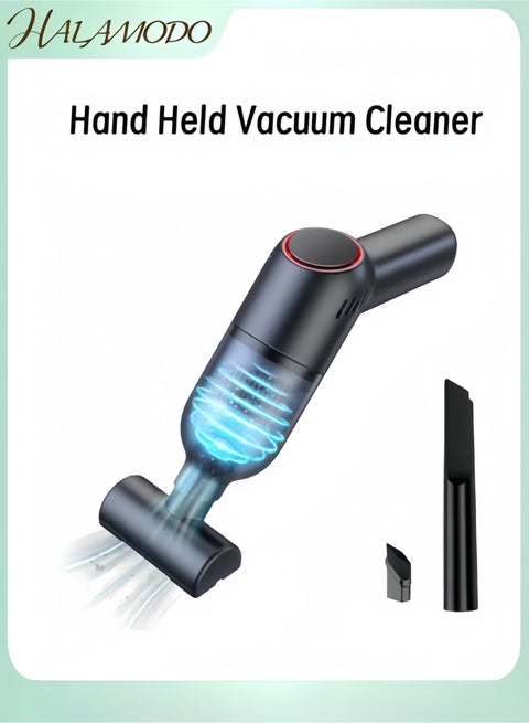 Hand Held Vacuum Wireless Vacuum Cleaner Cordless Handheld Auto Portable Small Car Vacuum Cleaner Dual Use Mini Vacuum Cleaner with Strong Suction for Car & Room Cleaning