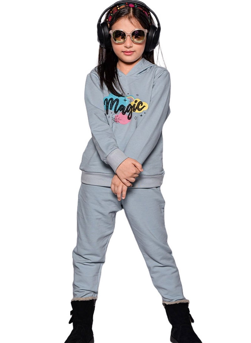 SPACEDOUT Girls Hoodie set  - Image 1