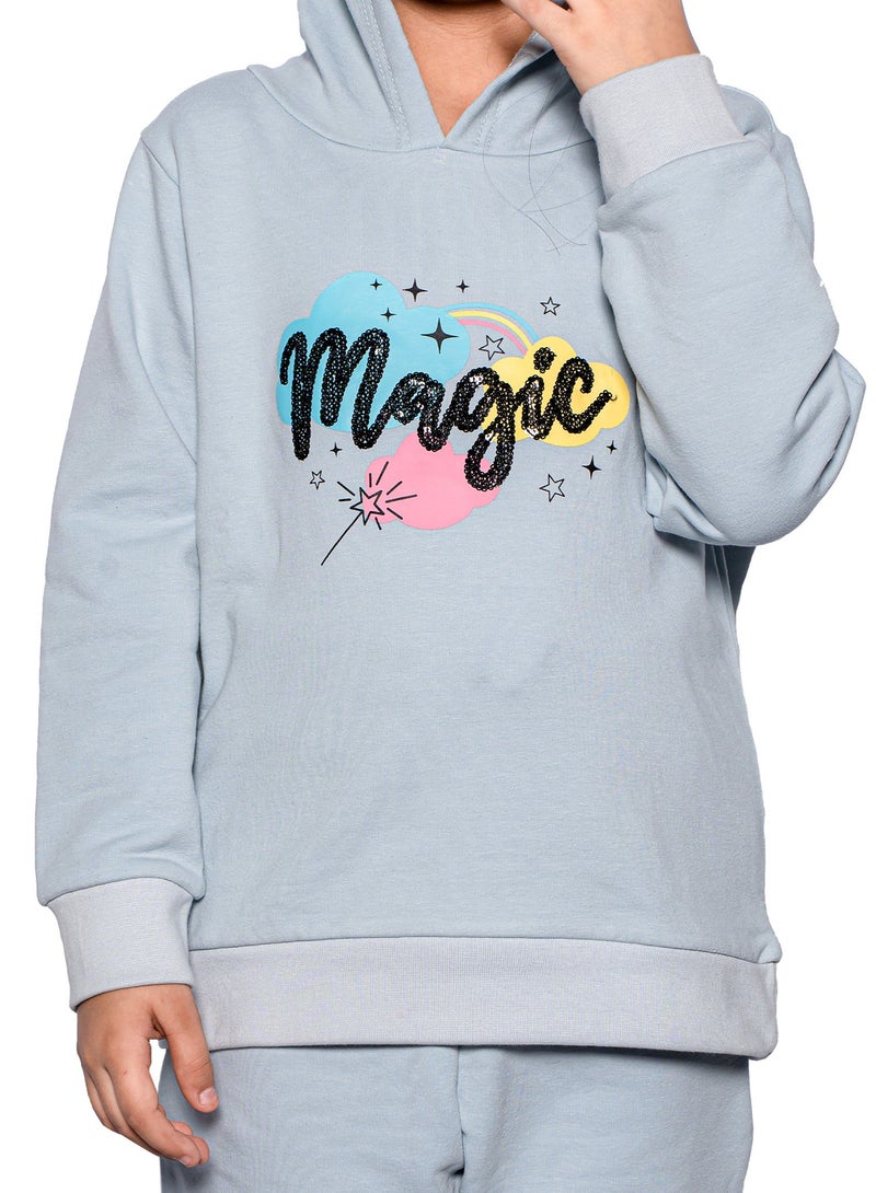 SPACEDOUT Girls Hoodie set  - Image 3