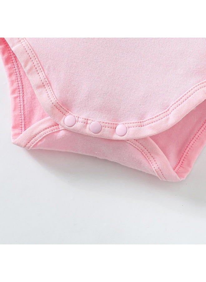 Magic Park Infant Baby Boys Girls Tattoo Sleeve Romper Bodysuit Toddler Boy Tattoo Shirts Jumpsuit, Pink-c, 9-12 Months - Image 5