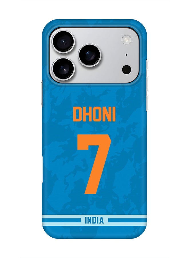 Stylizedd For iPhone 17 Pro,Case, [Compatible with MagSafe] Magnetic cover Slim fit Protection Matte, - India MS Dhoni, Jersey No 7