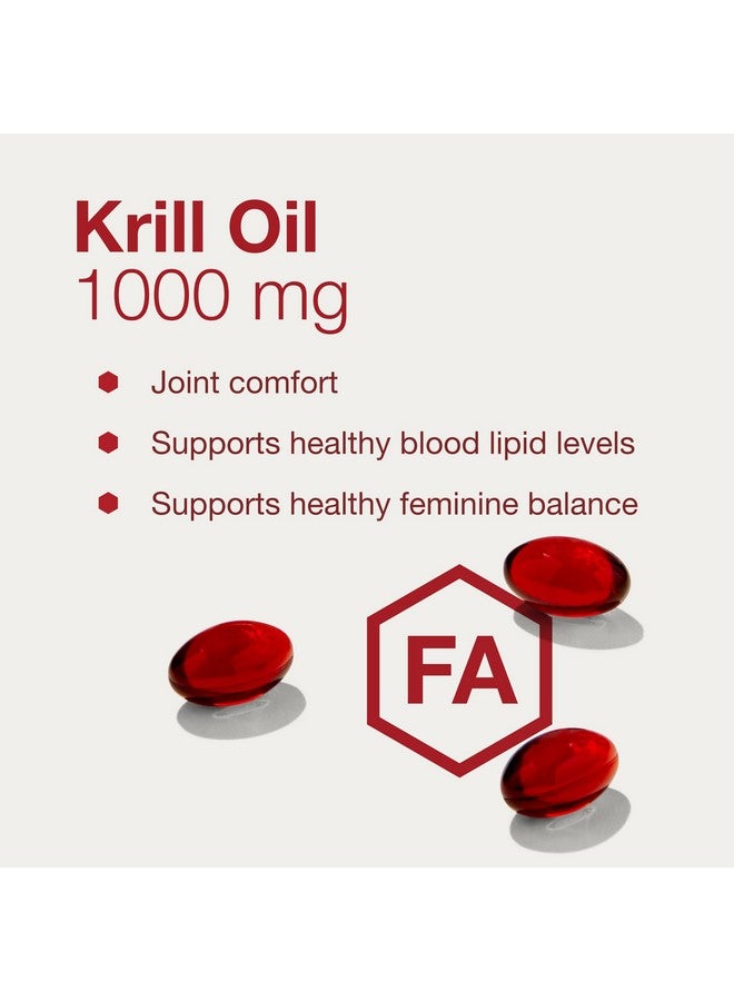 Protocol For Life Balance Protocol Krill Oil 1,000mg - Extra Strength Krill Oil Supplement - DHA & EPA - with Astaxanthin - Supports Heart, Brain, Joints* - Non-GMO & Halal - 60 Softgels  - Image 4