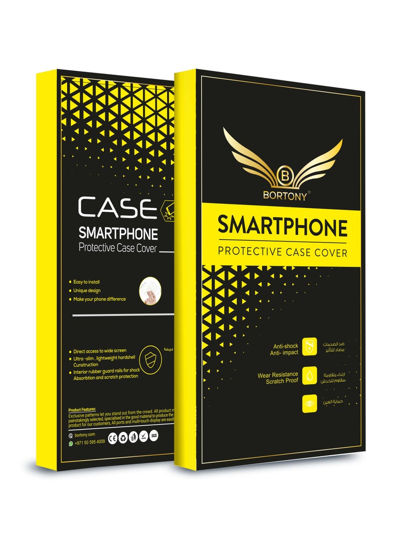 BORTONY Protective Case Cover With Finger Grip Stand For Samsung Galaxy A51 4G - Image 4