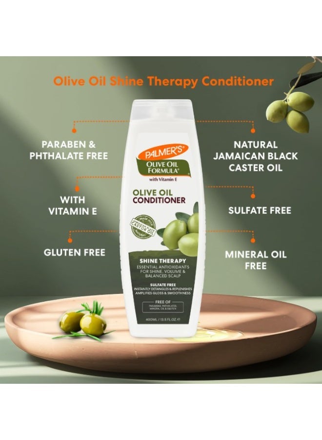 PALMER'S Olive Oil Conditioner For Shine, Volume & Balanced Scalp - 400ML - Image 2