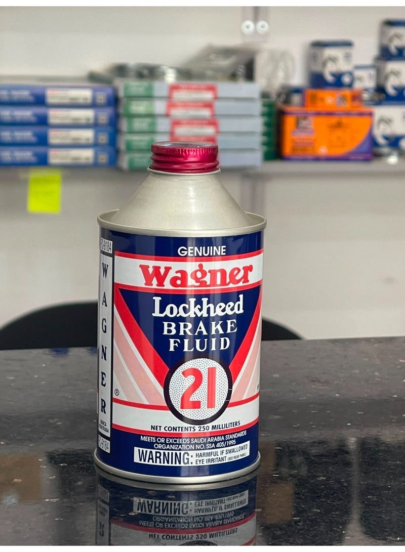 Wagner Lockheed DOT 3 Heavy Duty Brake Fluid, 250ml, Original OEM, Made in USA - Image 3