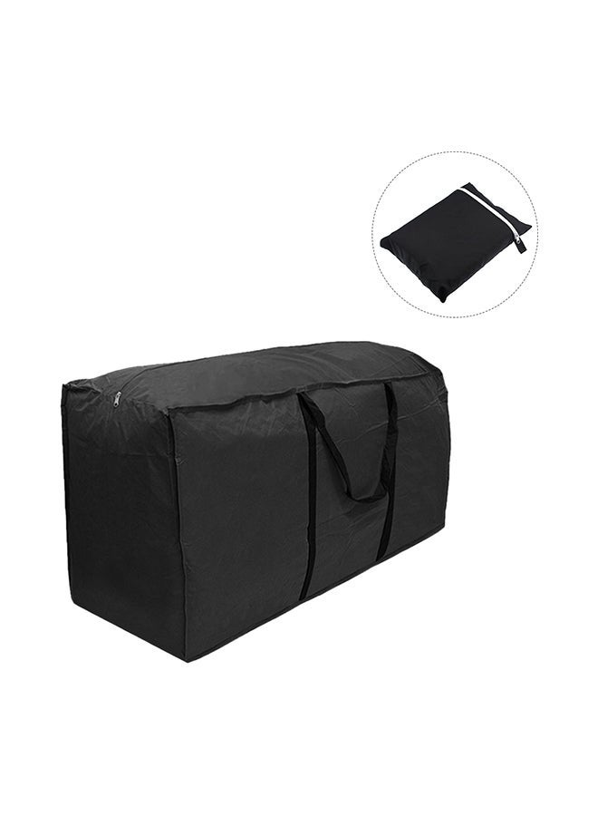 NIBEMINENT Outdoor Furniture Cushion Storage Bag Small Black - Image 1