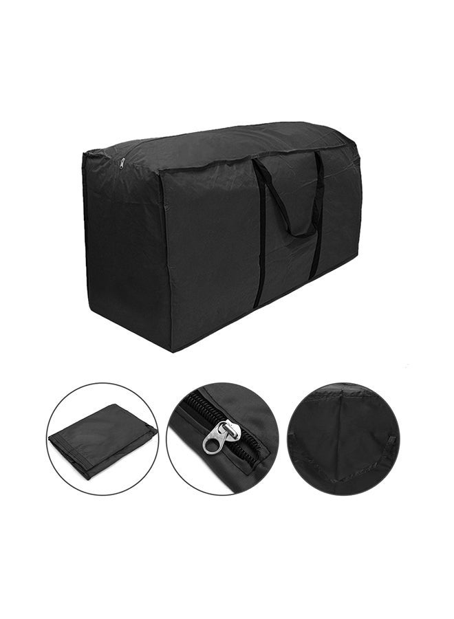 NIBEMINENT Outdoor Furniture Cushion Storage Bag Small Black - Image 3