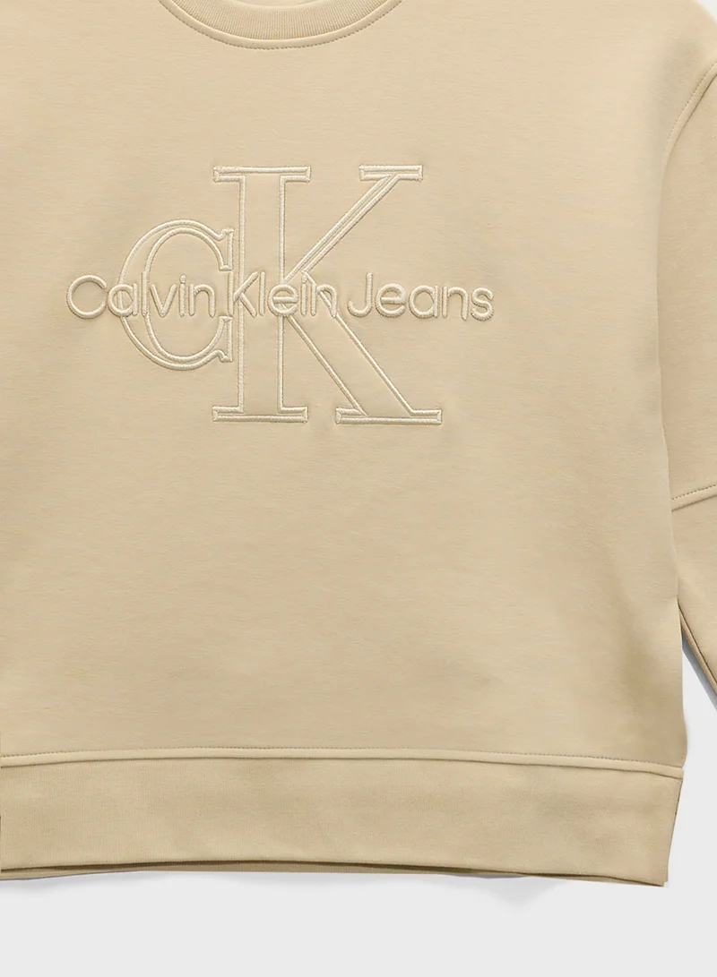 Calvin Klein Jeans Youth Logo Sweatshirt