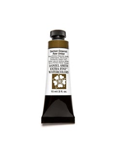 Daniel Smith Daniel Smith Extra Fine Watercolor 15ml Paint Tube, German Greenish Raw Umber  - Image 1