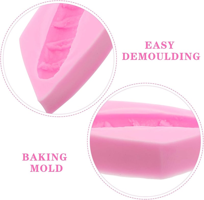 10pcs Silicone Baking Molds for Cake and Chocolate Fondant, Mini Hamburger Bread and Cupcake Molds, Nonstick Pink Pastry Tools for Muffin Cookie Dessert Decoration - Image 3