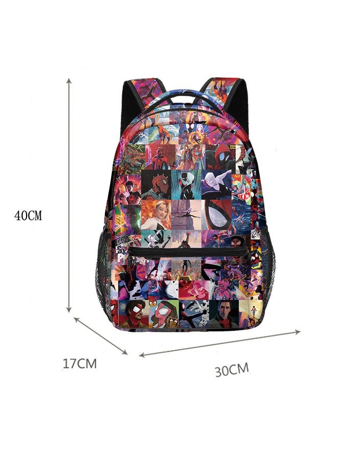 مارفل سبايدرمان على ظهره الحقائب المدرسية للمراهقين وطلاب المدارس الابتدائية الرجال والنساء الترفيه الرياضة على الظهر - Image 3