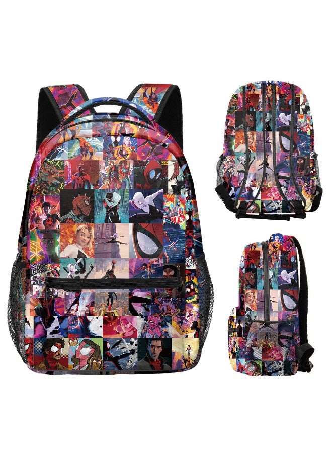 مارفل سبايدرمان على ظهره الحقائب المدرسية للمراهقين وطلاب المدارس الابتدائية الرجال والنساء الترفيه الرياضة على الظهر - Image 2