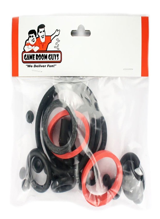 Game Room Guys Stern AC/DC Pro Pinball Black Rubber Ring Kit - Image 1