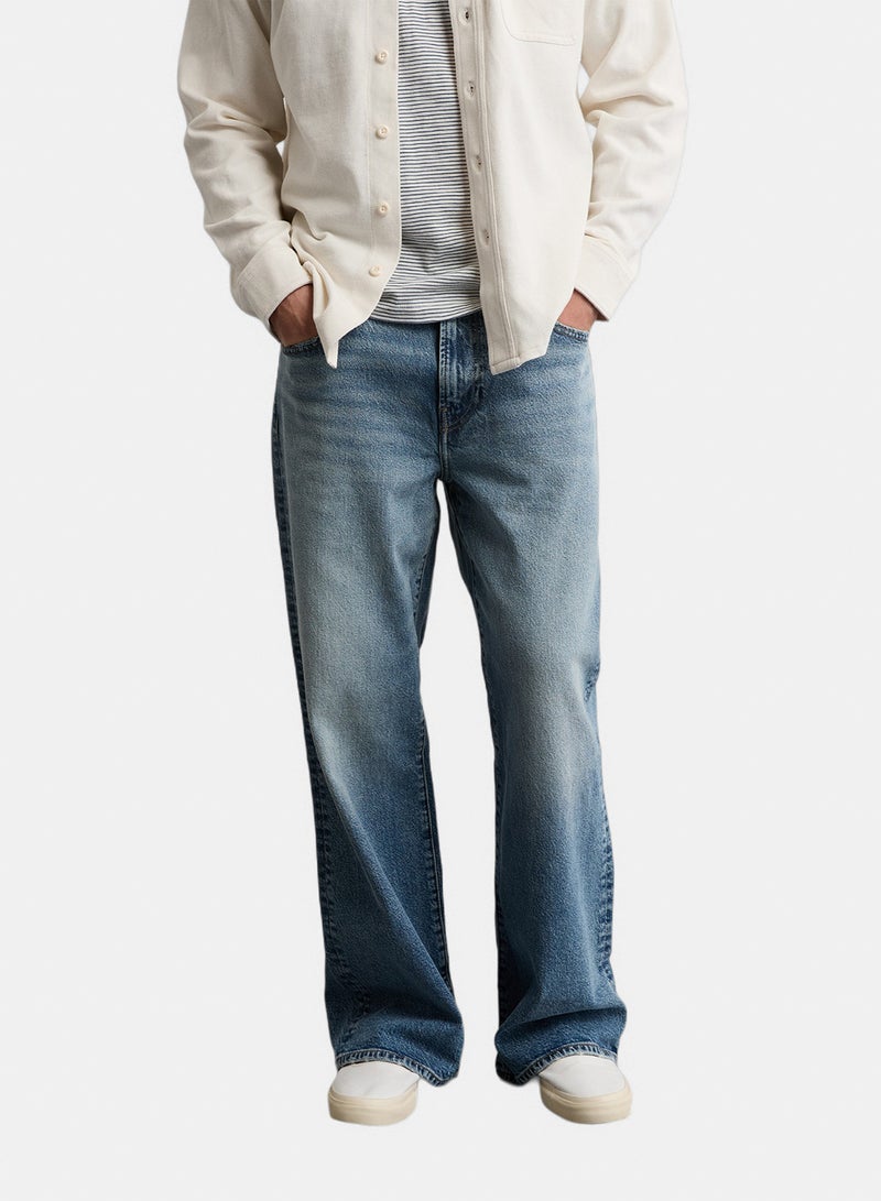 American Eagle AE AirFlex+ TENCEL™ Fibers Baggy Flare Jean - Image 1