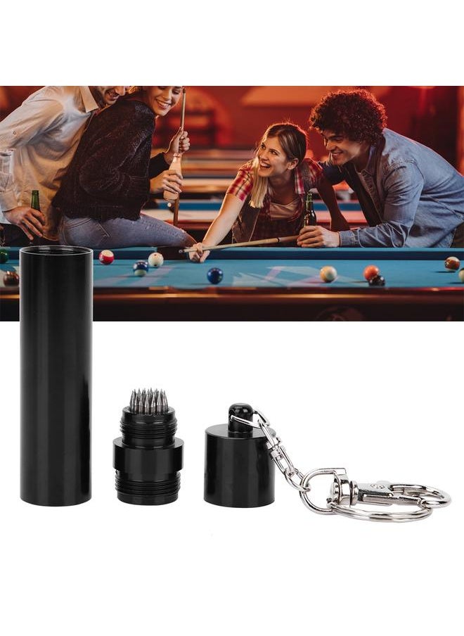 Thoraya Heavy Duty Aluminum Chalk Billiard Cue Tip Pricker Pool Snooker Tool Accessory Black  - Image 5