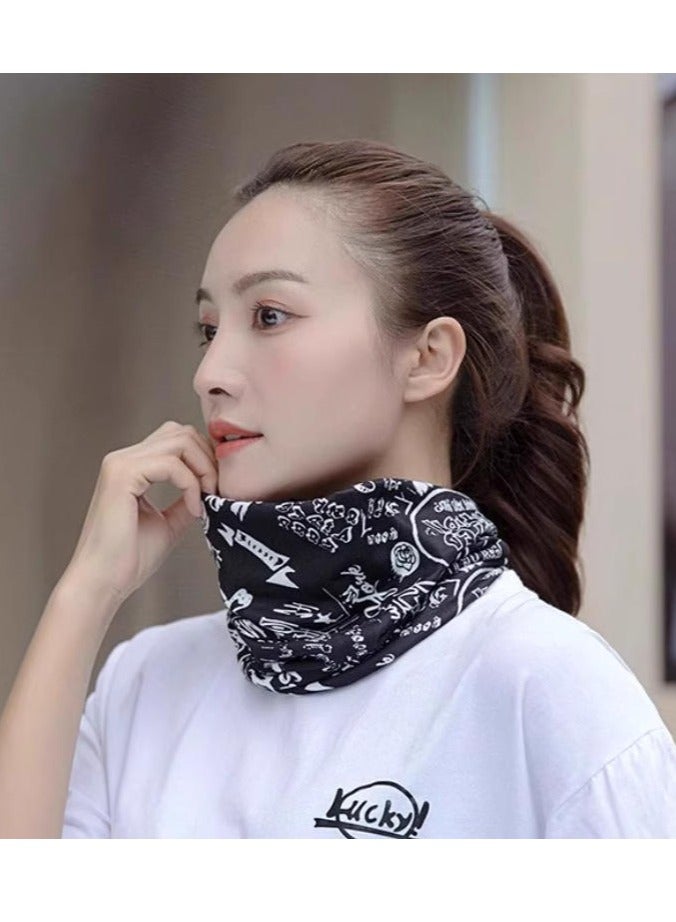 Etertoyle Sun Protection Face Mask Neck Gaiter Breathable Cool Feeling Fabric Sunscreen Scarf for Outdoor Activities - Image 3